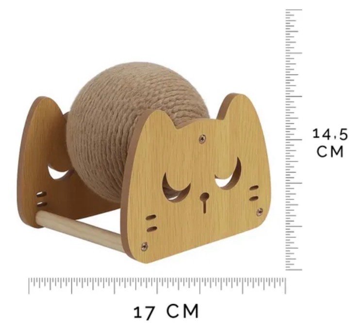 rascador interactivo gatos ( madera y sisal ) rascador interactivo gatos ( madera y sisal )
